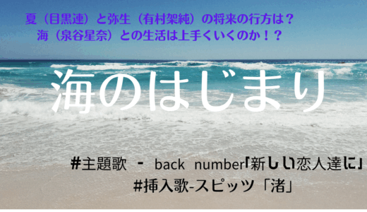 【2025年最新】『海のはじまり』はどこで見られる？無料で全話視聴する方法を解説！