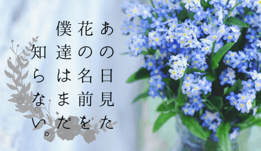 【2025年最新】『あの日見た花の名前を僕達はまだ知らない。』はどこで見られる？無料で全話視聴する方法を解説！