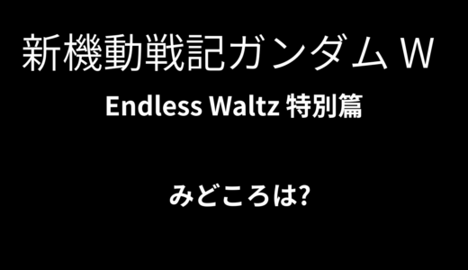 【2026年最新】『新機動戦記ガンダム W Endless Waltz 特別篇』はどこで見られる？無料で全話視聴する方法を解説！